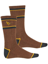 Lade das Bild in den Galerie-Viewer, Anti Hero Hecho por skate socks brown
