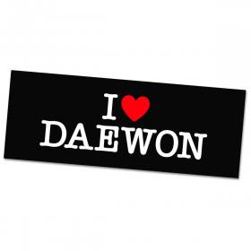 Thank You I love Daewon Sticker