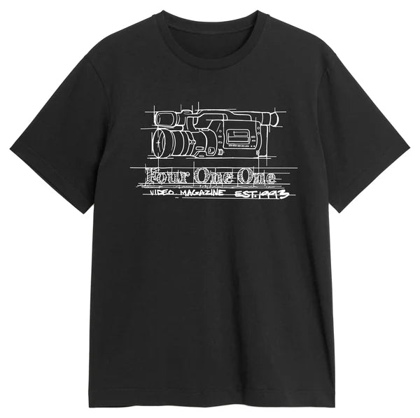 411VM VX3 Tee Black Gr. M
