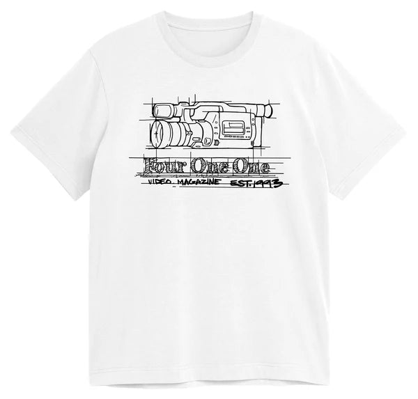 411VM VX3 Tee white Gr. M