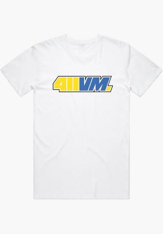 411VM Shirt wht/ylw/blu L