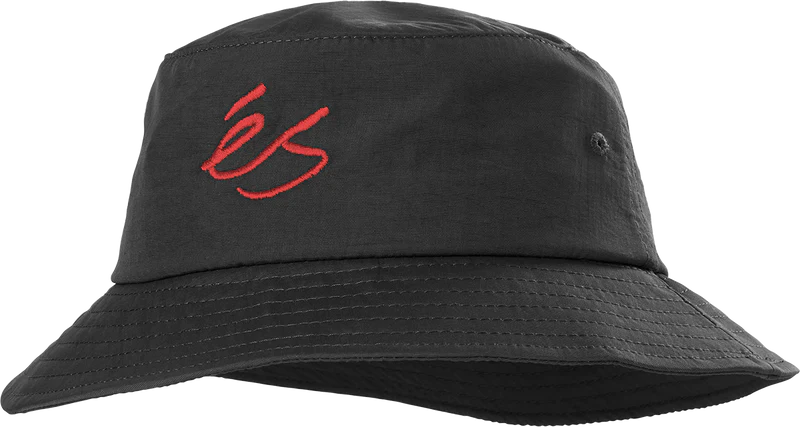 eS Script Bucket Hat black