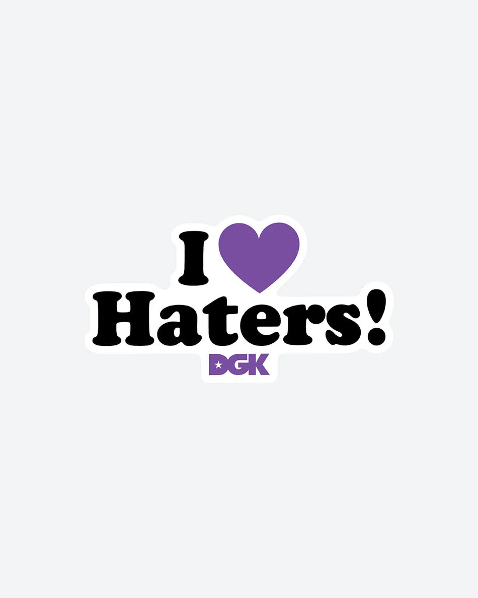 DGK Haters Sticker