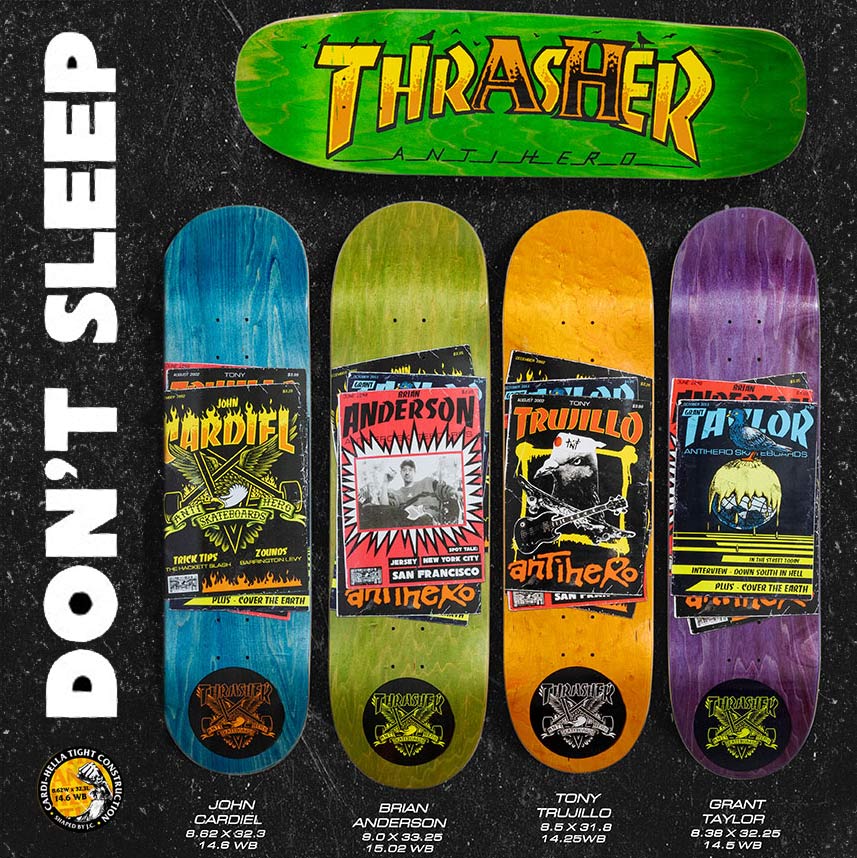 Anti Hero x Thrasher Collab Trujillo 8.5