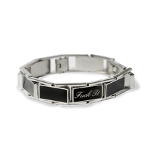 Lade das Bild in den Galerie-Viewer, Huf Fuck it Enamel Link Bracelet S/M
