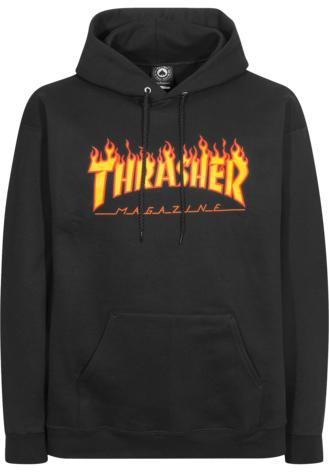 Thrasher Flame Hoodie black Gr. M