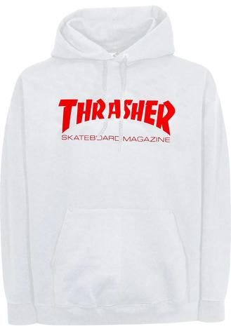 Thrasher Skate-Mag Hoodie white Gr. S