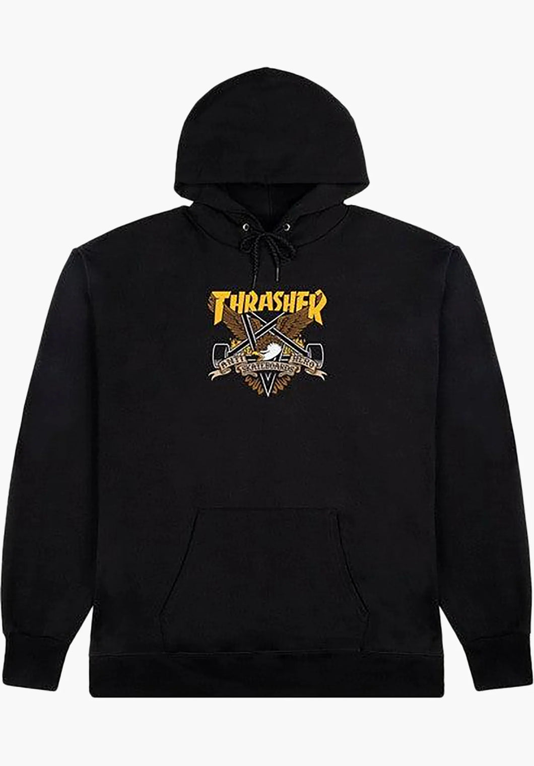Thrasher x Anti Hero Eaglegram blk Hoodie Gr. XL