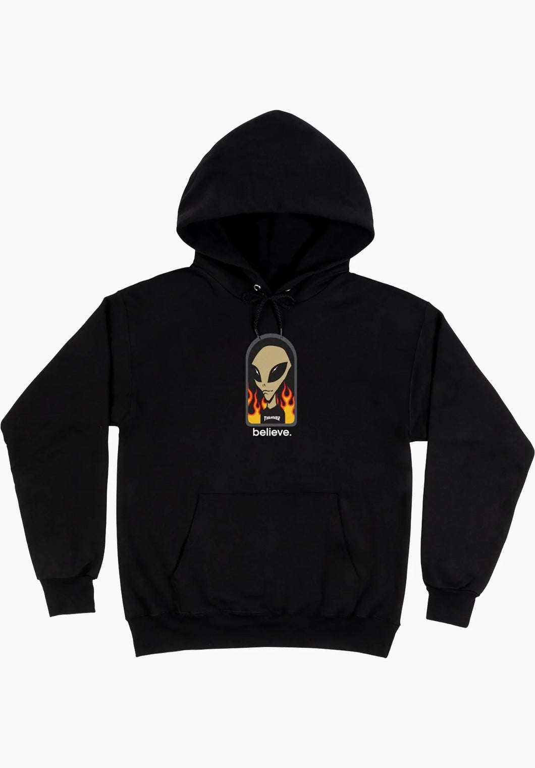 Thrasher x Alien Workshop Believe Hoodie Gr. M